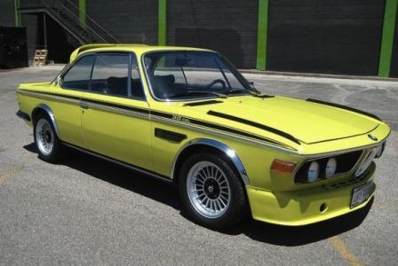 1972_BMW_30_CSL_E9_Golf_Yellow_Coupe_S38_Conversion_For_Sale_Front_resize s